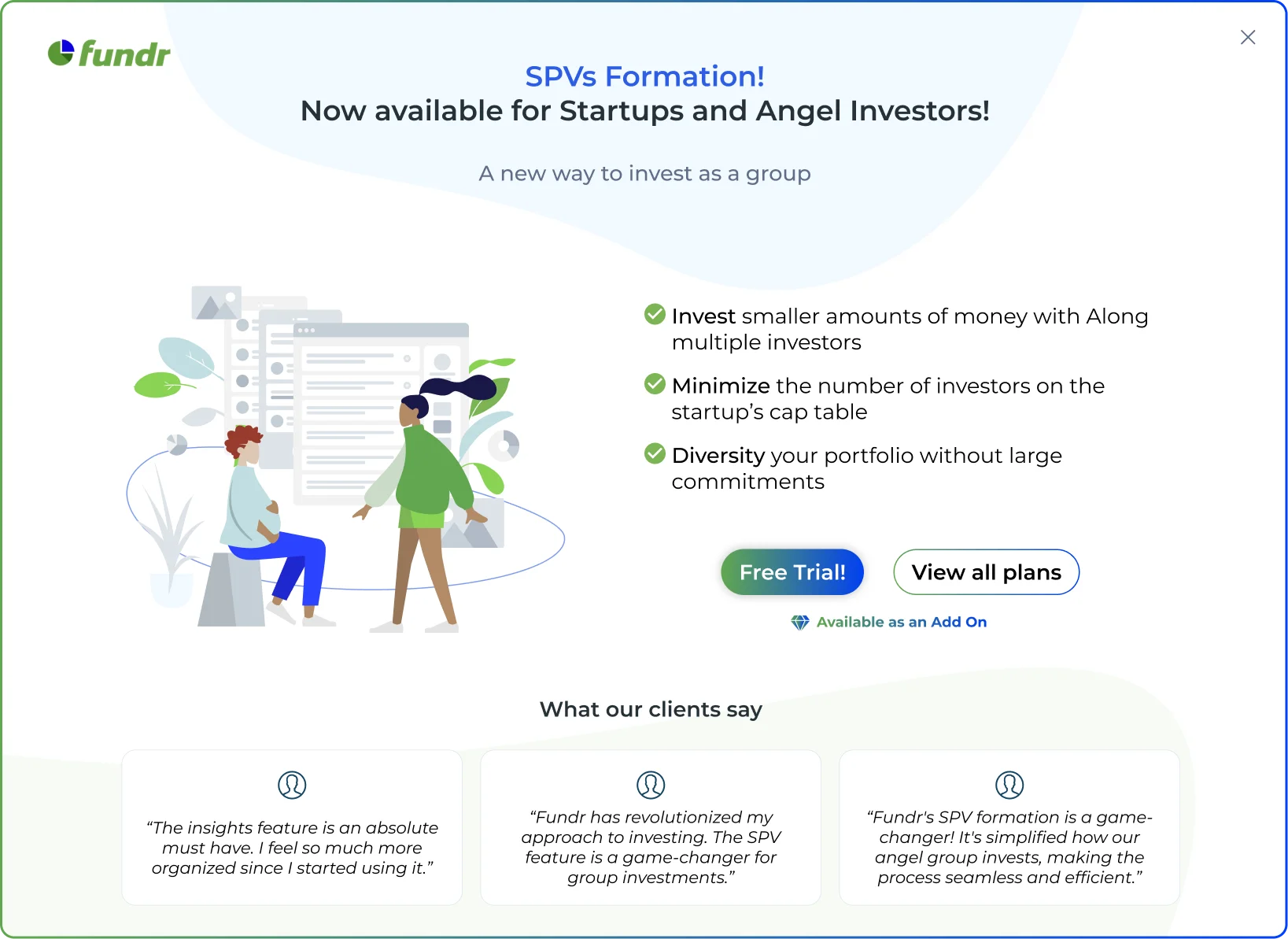 Fundr SPV infographic, breakdown of Special Purpose Vehicle structure and capital flow